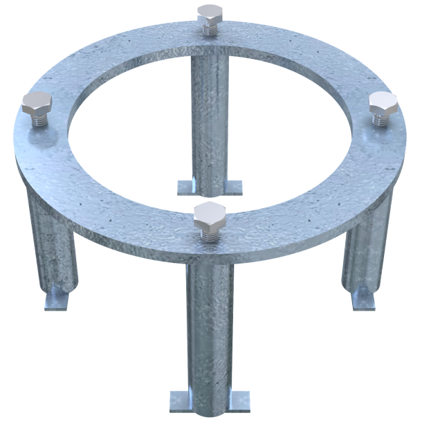 Sturdy ground anchor | for island posts